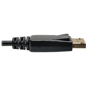 Tripp Lite P583-003-BK Mini DisplayPort to DisplayPort Adapter Cable with Latching Connectors, 3' (0.9m), 4K at 60Hz, M/M, Black