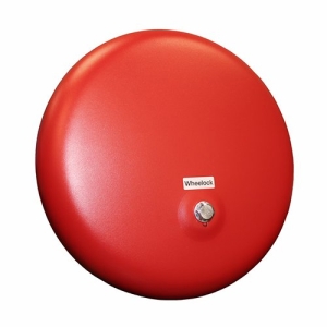 Eaton Wheelock MB-G10-24-R Motor Bell, Vibrating, Indoor/Outdoor, 24VDC, 10" Shell, Red