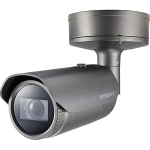 Hanwha XNO-8080R Wisenet X-Series 5MP IR Bullet Camera, 3.7-9.4mm Varifocal Lens