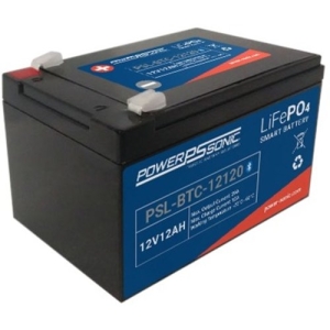 Power Sonic PSL-BTC-12120 Smart LifePO4 Battery, Lithium Bluetooth Series, 12.8V, 12Ah