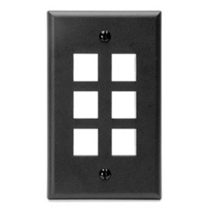Leviton QuickPort 6-Port Wall Plate
