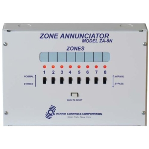 Alarm Controls ZA-8N Eight Zone Annunciator Panel
