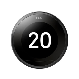 Google Nest Learning Thermostat, 3rd Gen, Black (T3016CA)