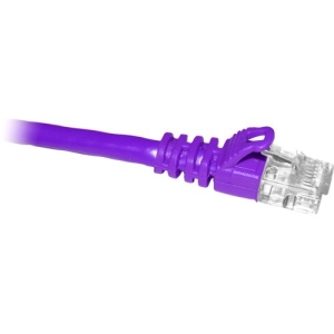 ClearLinks 3FT Cat5E 350MHZ Purple Molded Snagless Patch Cable