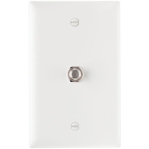 Legrand-On-Q 1 GHz F-Coupler Wall Plate, White (M10)