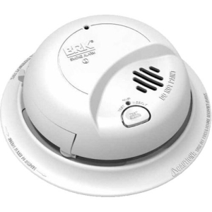 First Alert SC9126BTCA Dual Ionization Smoke & Carbon Monoxide Alarm, 120V AC, Wire-in with 9V Battery Backup