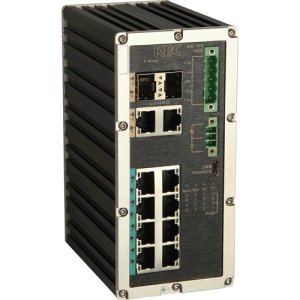 KBC Networks Industrial Managed Ethernet Gigabit Switch with PoE+