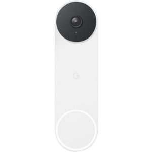 Google Nest Doorbell Battery, Battery Powered Video Doorbell, Snow/White (GA01318-CA)