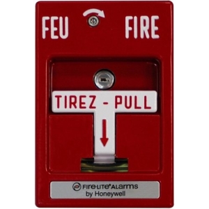 Fire-Lite FI-MPS-SA Addressable Single-Stage Manual Station, English/French Lettering