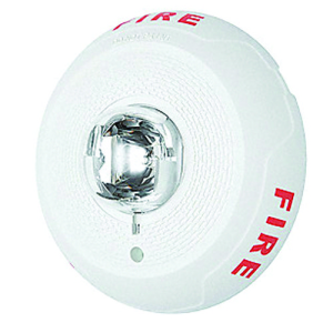 System Sensor SCWL L-Series White, Ceiling Mount Strobe With Selectable Strobe Settings of 15, 30, 75, 95, 115, 150 and 177 CD