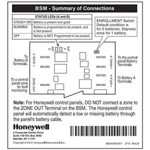 Honeywell Home BSM Battery Sense Module