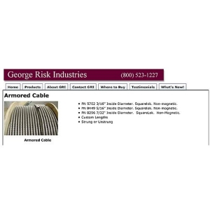 ARMOR CABLE 3/16' 50 FOOT