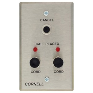 Cornell Bedside Station with Two Jacks, Two Call Placed Lights and Cancel Button