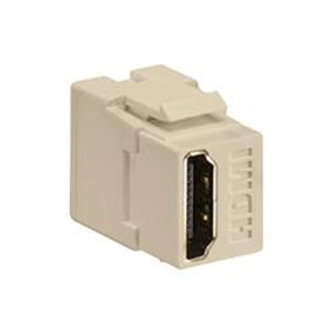 Leviton HDMI Feedthrough QuickPort Connector, Ivory