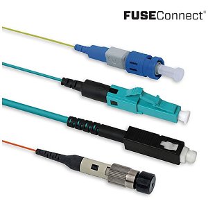 AFL FAST-SC-MM50L-100 Fiber Optic Cable Connector, Fast-SC, 50Um