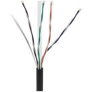 ADI 0E-CAT6RBK CAT6 23/4 Riser Cable, CMR/FT4, 1000' (304.8m) Reel in Box, Black