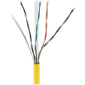 ADI 0E-CAT6RYW CAT6 23/4 Riser Cable, CMR/FT4, 1000' (304.8m) Reel in Box, Yellow