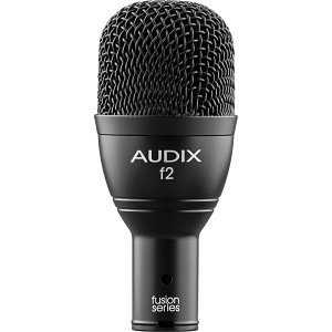 Audix F2 Fusion Affordable Dynamic High Performance Instrument Microphone, Black