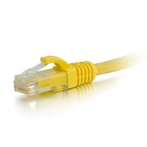 C2G C2G30170 CAT6a Snagless Unshielded Slim Network Patch Cable, 7' (2.1m), Yellow