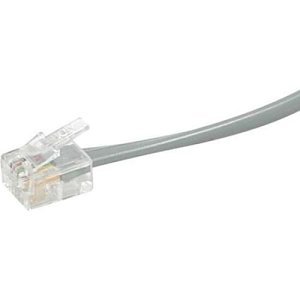 C2G CG09600 RJ12 6P6C Straight Modular Cable, 14' (4.25m)