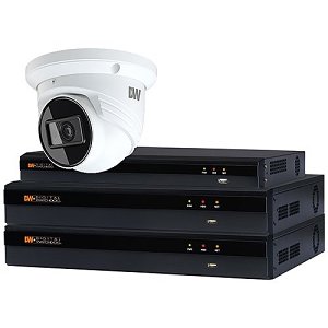 Digital Watchdog DW-VP9T9KIT24 Starter Kit, (1) VMAX IP Plus 2TB, (4) Turret IP Camera, Fixed Lens