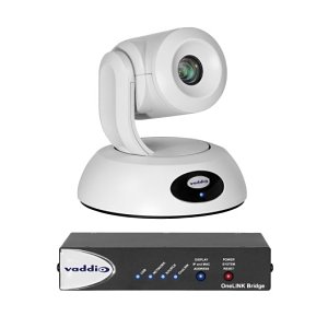 Vaddio 999-99600-200W RoboSHOT 12E OneLINK Bridge System Video Conferencing Camera, White