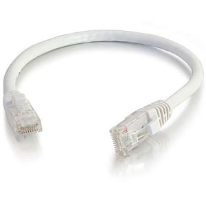 Quiktron 576-125-010 Q-Series CAT6 Patch Cable, Booted, 10' (3.048m), White