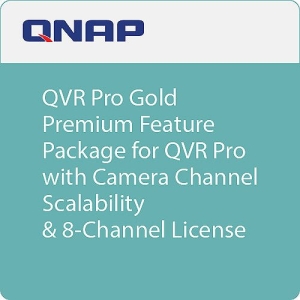 QNAP QVR Pro Gold - License - 8 Additional Channel