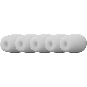 Audix WS20WPK Ball-Shaped Foam Windscreen, Fits ADX40, 5-Pack, White