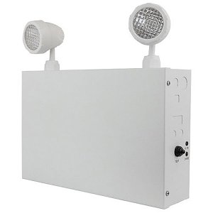 Maple Armor 10032 Steel Case 72W Remote Battery Unit  with Adjustable Combo Heads, White Powder Coated (RO-Z2172U-N)