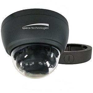 Speco HT7250TM 2MP HD-TVI Intensifier Dome Camera with Junction Box, 5-50mm Motorized Lens, Dark Gray