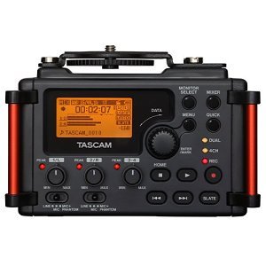 TASCAM DR-60DMKII 4-Track Solid-State Recorder/Mixer for Production Audio, Designed for DSLR Filmmakers