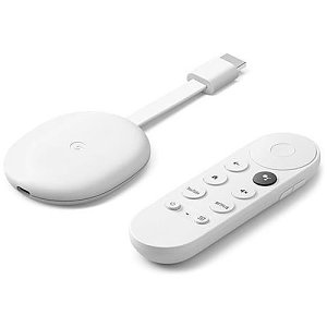Google Chromecast With Google TV & Remote, Snow (GA01919-US)
