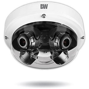 Digital Watchdog DWC-PVX20WATW MEGApix FLEX 20MP User-Configurable Multi-Sensor Vandal Dome IP Camera, 2.8-8.0mm Varifocal Lens