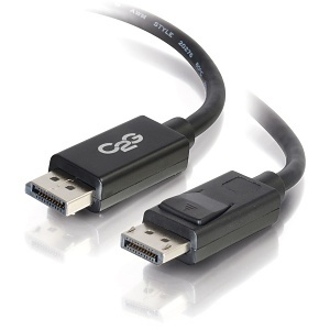 null image of 2d-cg54400;c2g cg54400 3' displayport cable with latches 8k uhd m/m, black image of 2d-cg54400;c2g cg54400 3' displayport cable with latches 8k uhd m/m, black image of 2d-cg54400