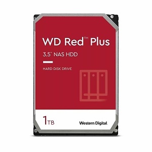 WD WD10EFRX Red NAS HDD, 1TB, 5400 RPM, 64 MB Cache, 3.5" SATA