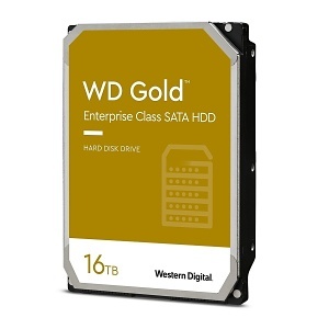 WD WD161KRYZ Hard Disk Drive, 16TB 3.5" Gold Enterprise-Class SATA, 7200 RPM