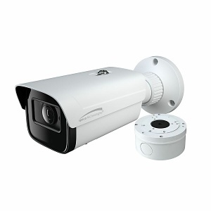 Speco O4VB2M 4MP H.265 IP Bullet Camera, 2.8-12mm Motorized Lens, White