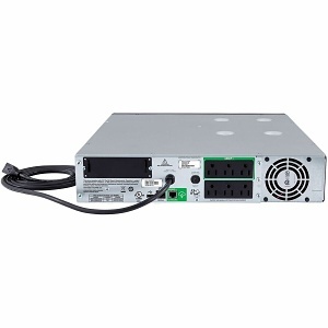 APC SMT1500RM2UCUS Smart-UPS, Line Interactive, 1500VA, Rackmount 2U, 120V, 6x NEMA 5-15R Outlets, SmartConnect Port+SmartSlot, AVR, LCD