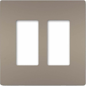 Pass and Seymour RWP262NI 2-Gang Screwless Wall Plate, Nickel