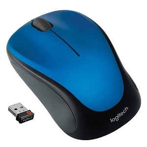 Logitech 910-002901 M317 Wireless Mouse, Steel Blue