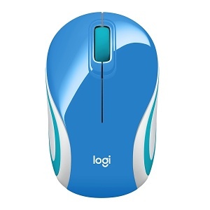Logitech 910-005360 M187 Ultra Portable Wireless Mouse, Palace Blue