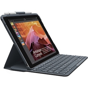 Logitech 920-009017 Slim Folio Keyboard Case for 5th and 6th Gen iPad