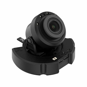 Hanwha PNV-A9081RX P Series 8MP AI IR Outdoor Dome Module Camera, 4.5-10 mm Varifocal Lens, IP66 IP67 IP6K9K IK10+ NEMA4X, Black