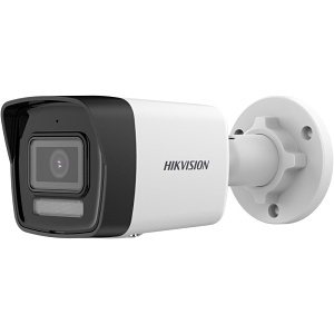 Hikvision DS-2CD1043G2-LIUF (4MM) Value Series 4MP Smart Hybrid Light Fixed Bullet IP Camera, 4mm Fixed Lens, IP67, White