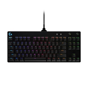 Logitech 920-009388 G Pro Mechanical Gaming Keyboard, Black