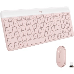 Logitech 920-011311 MK470 Rose Computer Keyboard & Mouse Kit