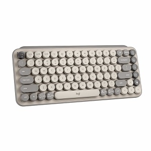Logitech 920-011232 Wireless Mechanical Keyboard with Customizable Emoji Keys, Mist English