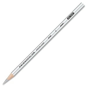 Prismacolor 3375 Premier Soft Core Colored Pencil, 949 Metallic Silver