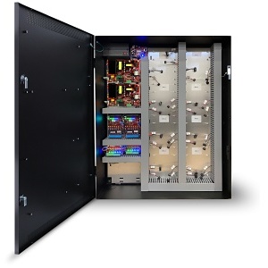 LifeSafety Power E2M MCLASS Power Enclosure, 4/6 Door Mercury Security, 20  x 16 x 4.5